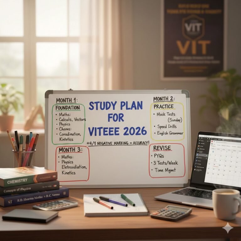 VITEEE 2026 - STUDY PLAN